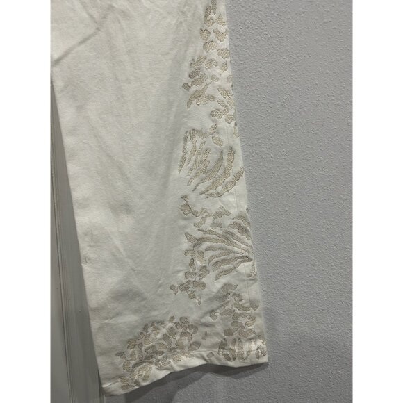 St. John Evening By Marie Gray Womens Embellished Dress Pants Size 12 White - Picture 4 of 9